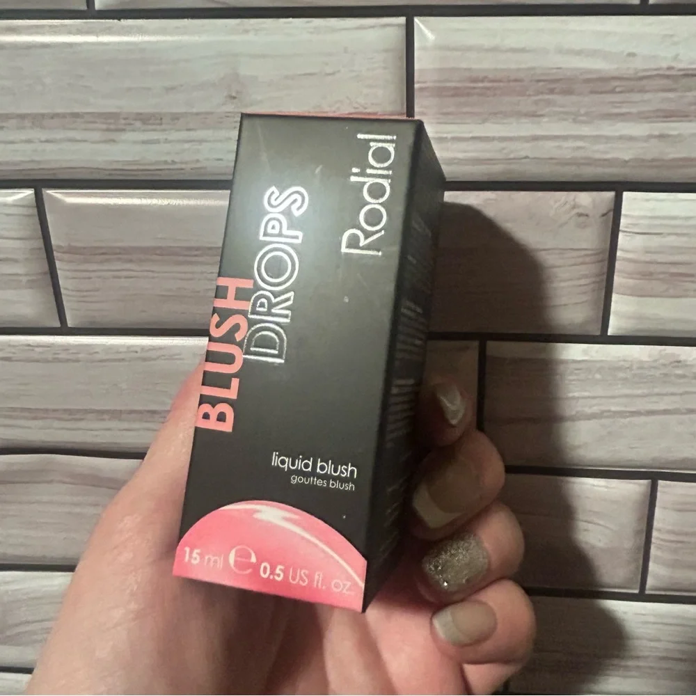 Rodial Blush Drops Liquid Blush Frosted Pink Full Size 0.5 oz